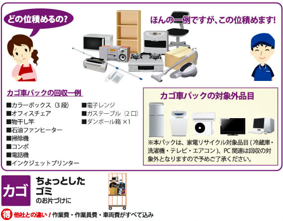 カゴ車おまかせパック